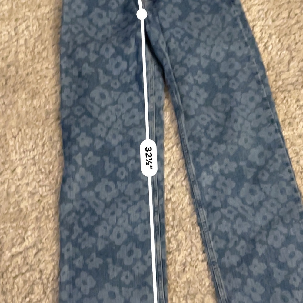 BDG Urban Outfitters Skate Fit Floral Pattern Jeans 30x32 - Picture 4 of 8